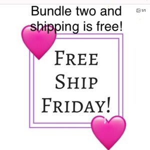 FREE SHIPPING FRIYAY!